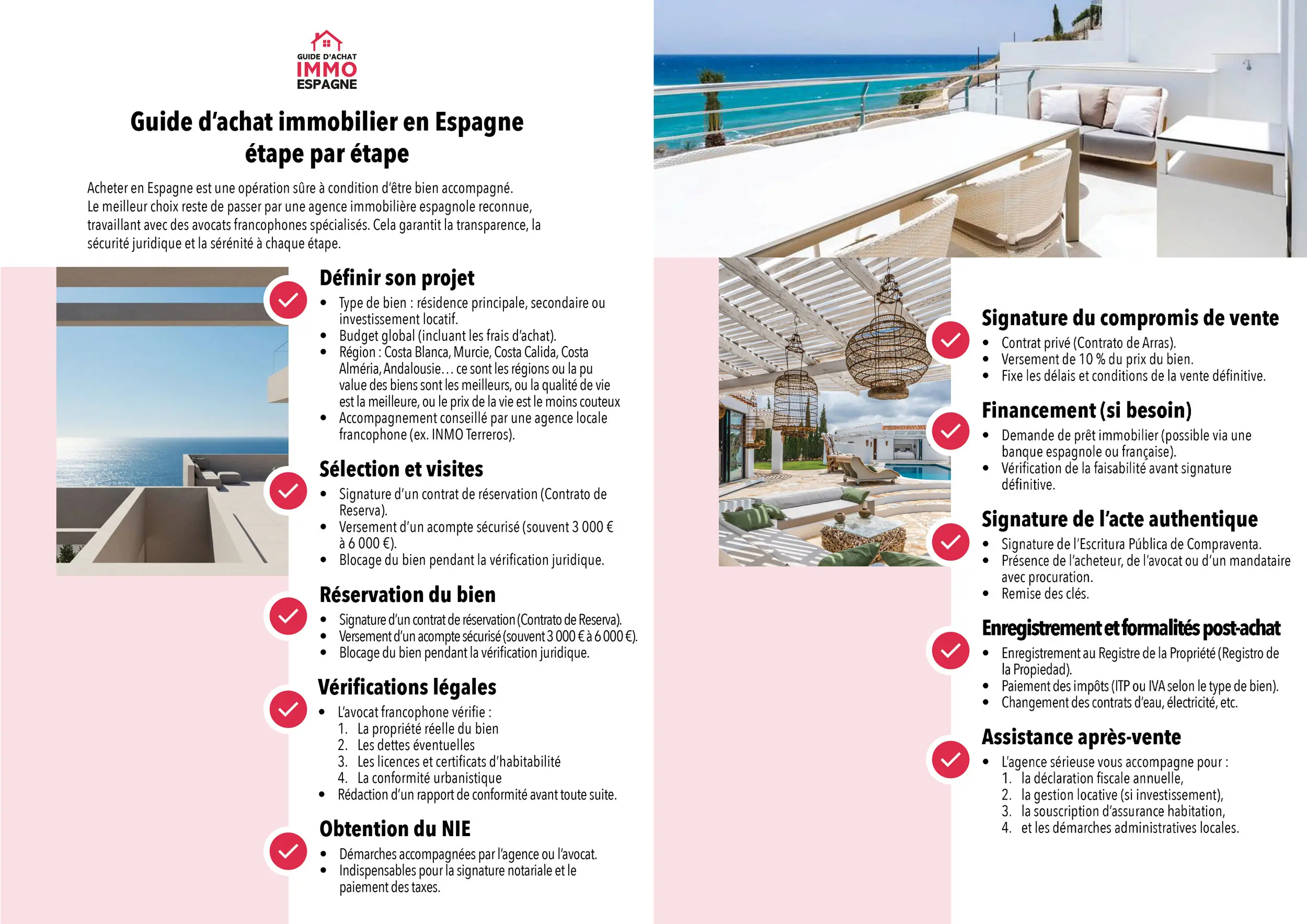 Guide d'achat d'un bien immobilier en Espagne : 10 conseils